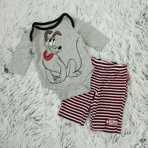 Disney Baby Pluto Long Sleeve Bodysuit and Pants Set newborn